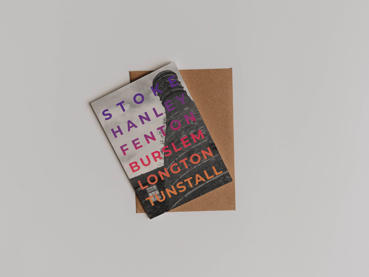 6 Towns Rainbow Greetings Card