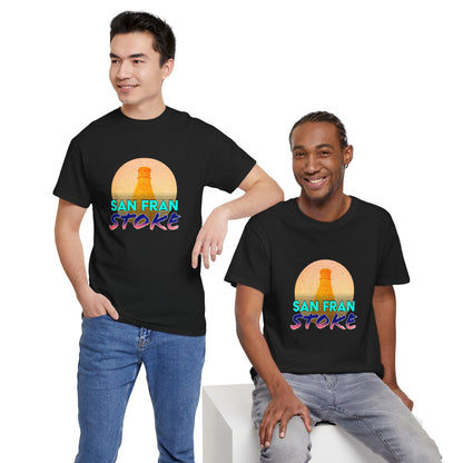 San Fran Stoke T-Shirt - Stoke Synthwave