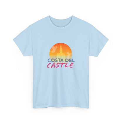 Costa Del Castle T-Shirt - Newcastle Under Lyme Synthwave