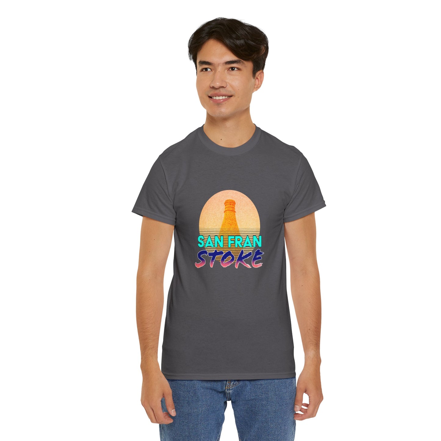 San Fran Stoke T-Shirt - Stoke Synthwave
