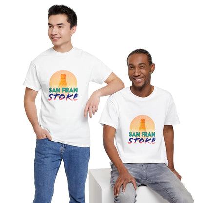 San Fran Stoke T-Shirt - Stoke Synthwave
