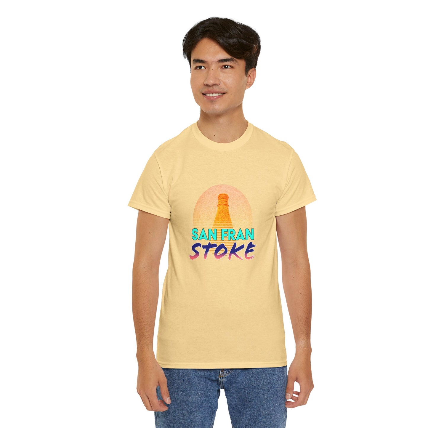 San Fran Stoke T-Shirt - Stoke Synthwave