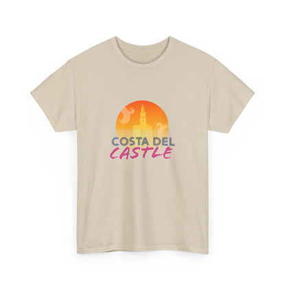 Costa Del Castle T-Shirt - Newcastle Under Lyme Synthwave