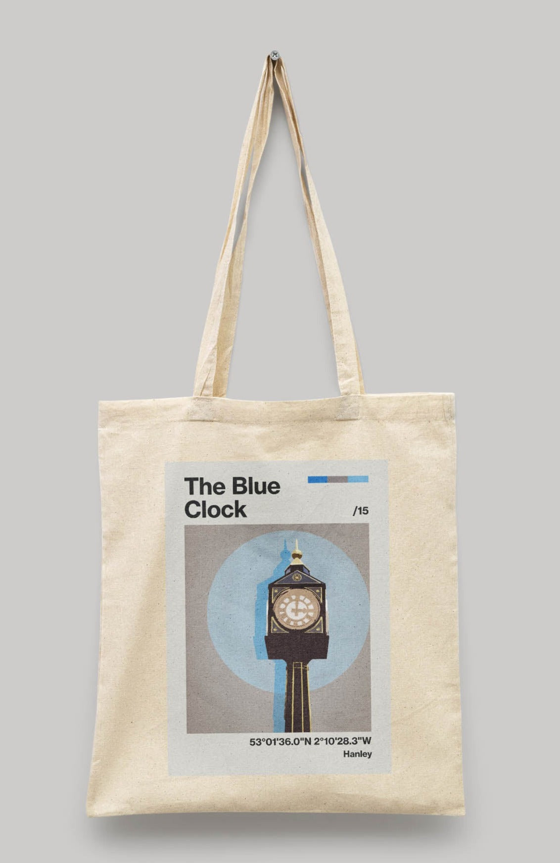 Blue Clock - Tote Bag