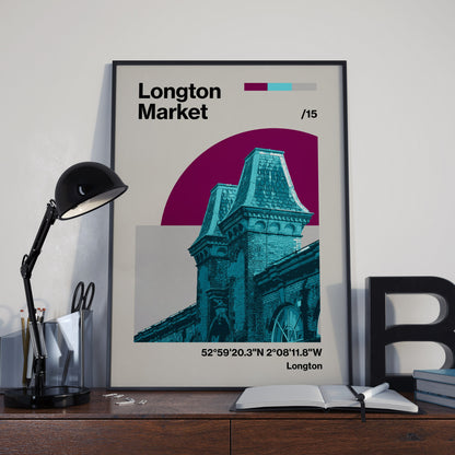 Longton Market Poster Print